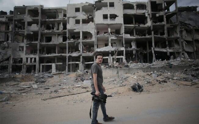 Simone Camilli, 35, é o primeiro jornalista estrangeiro morto no conflito de Gaza (13/08)