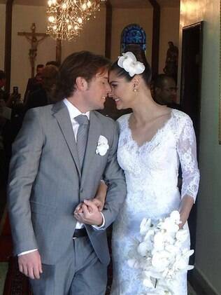 Fernanda Machado se casou com o americano Robert Riskin