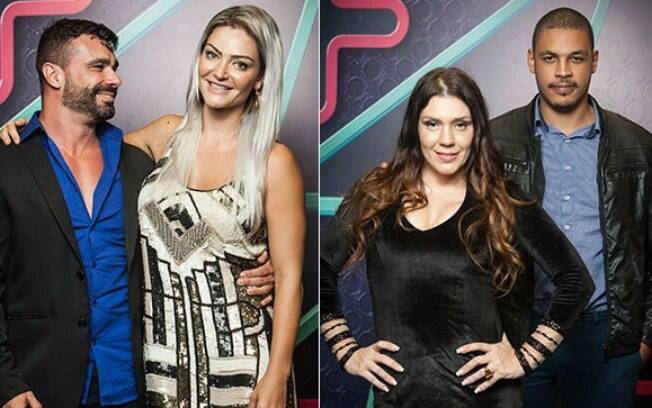 Laura Keller e Simony disputaram a final do Power Couple com seus maridos