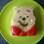 Urso feito com pão de forma, tomate e pepino. Foto: Funky Lunch