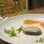 Foie gras com chocolate, caqui e vinagrete de cacau está no cardápio harmonizado com cervejas do Mangiare (SP). Foto: Divulgação