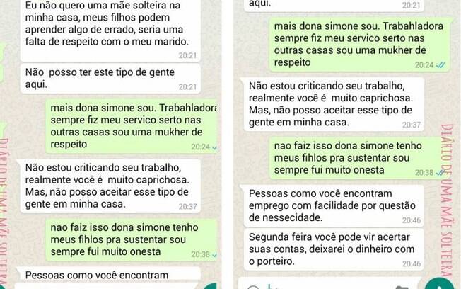 Mulher perde emprego por ser mãe solteira