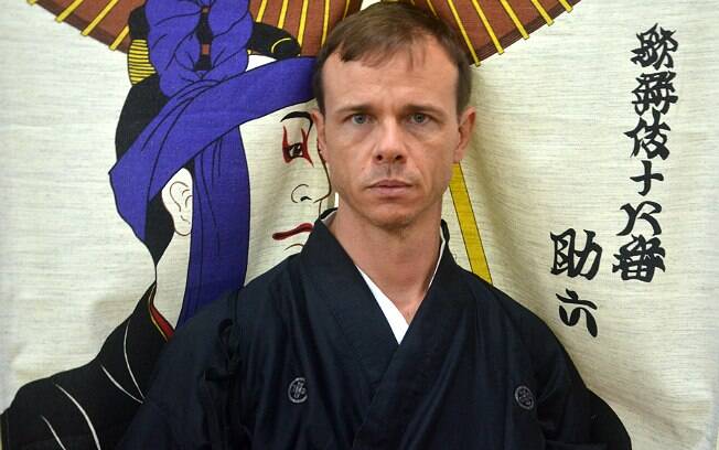 Rick Kowarick em seu dojo, na zona sul de São Paulo