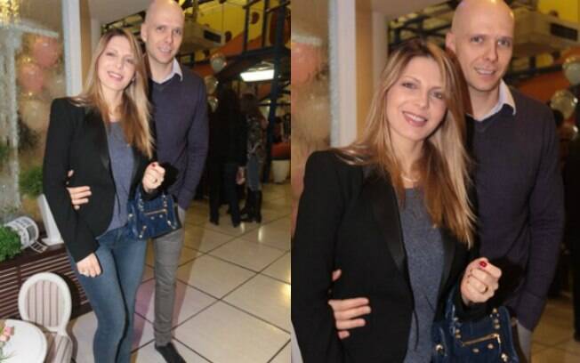 Ao lado do marido, Fernando, Sheila Mello apareceu em público um mês após o nascimento de Brenda
