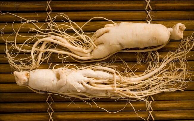 Ginseng: essa raiz muito usada na culinária oriental aumenta os níveis de energia e acelera o metabolismo. Foto: Getty Images