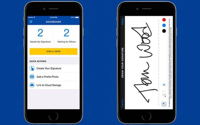 DocuSign é capaz de abrir vários tipos de arquivos, como imagens, PDFs, e documentos do Office