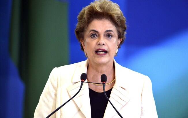 Presidente Dilma Rousseff durante cerimônia