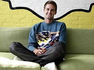 Evan Spiegel, fundador do Snaptcha e candidato a novo milionário do setor
