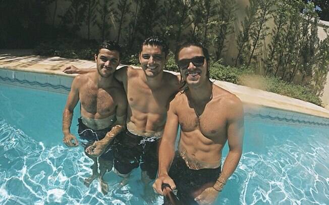 Felipe Simas, Bruno Gissoni e Rodrigo Simas