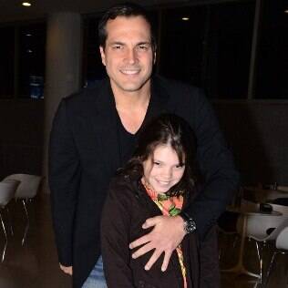 Daniel Boaventura e a filha, Joana, na pré-estreia de 'Billy Elliot'