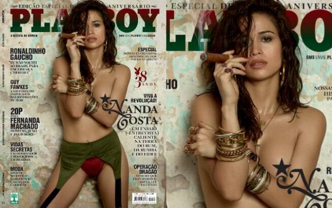 Nanda Costa é a estrela da Playboy de agosto