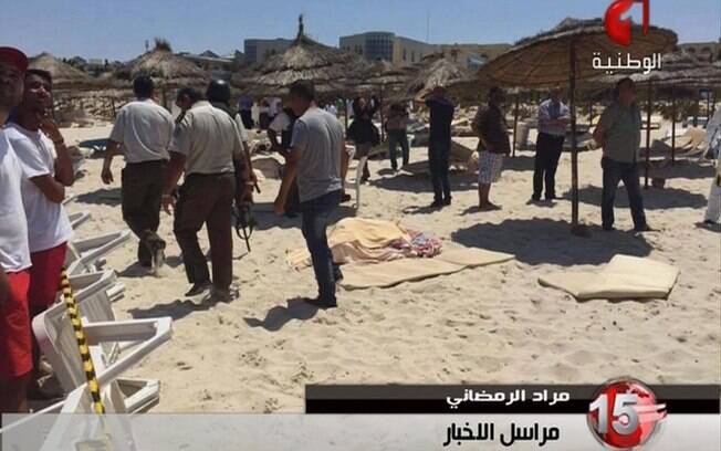 Atentado em hotéis de cidade turística na Tunísia mata ao menos 27 pessoas
. Foto: AP