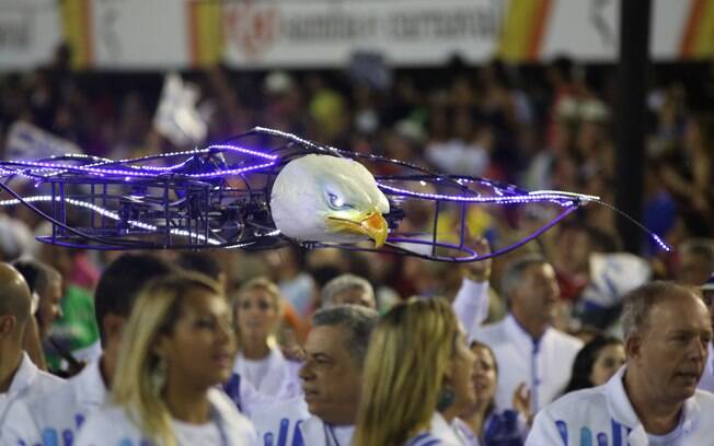 Portela usou drones em seu desfile de 2015 na Sapucaí