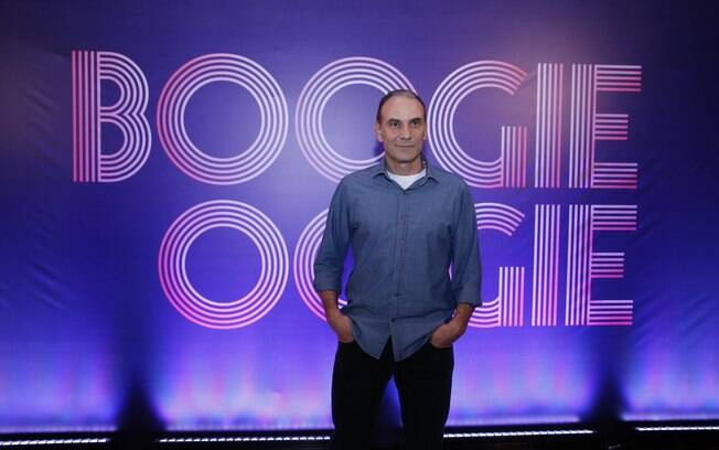 Marco Ricca na coletiva de lançamento da novela 'Boogie Oogie'