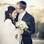 Fabiane e Daniel um dia após a cerimônia de casamento, na sessão de fotos "street wedding". Foto: Everton Rosa