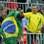 Torcida brasileira vibra com cesta da seleção contra a Rússia. Foto: Getty Images