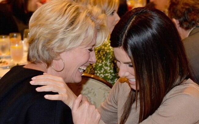Sandra Bullock e Emma Thompson no AFI Awards em Beverly Hills. Elas vão se encontrar em muitas premiações nesta temporada, disputando o prêmio de melhor atriz
