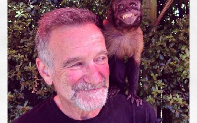 Robin Williams completou 63 anos há poucas semanas e publicou em seu Instagram: 'Parabéns para mim'