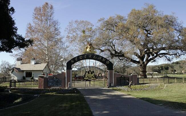 A entrada do Rancho que foi de Michael Jackson, Neverland