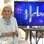 Ainda se recuperando da retirada do tumor, Hebe Camargo grava chamadas de seu programa em casa (10/04/12). Foto: Divulgação