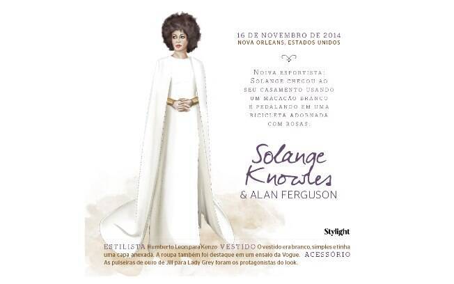 Vestido de noiva: Solange Knowles