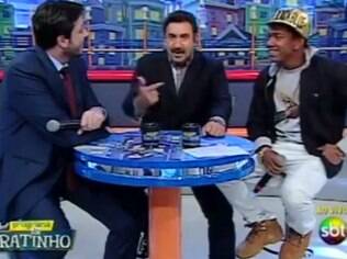 Ao lado de MC Nego do Borel, Ratinho explica ao vivo intenção de Danilo Gentili