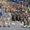 Parada militar na avenida Champs Elysees, neste domingo (14). Foto: AP