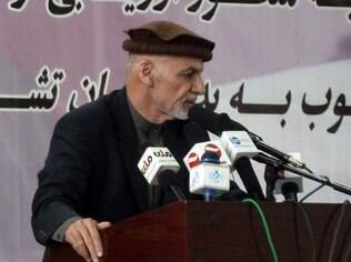 Ashraf Ghani afirma em discurso que ataque não foi de autoria do Taleban, neste sábado