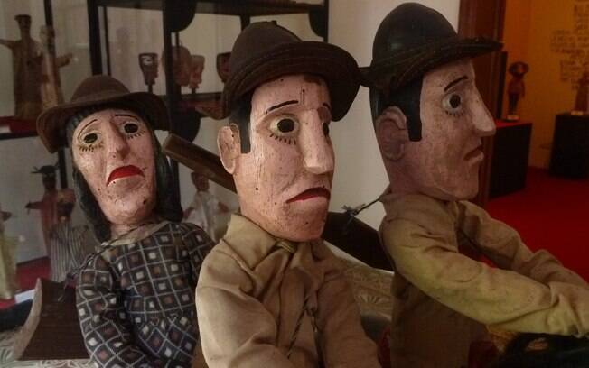 Bonecos do Museu do Mamulengo, em Olinda