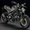 Segunda parceria da Ducati com a grife Diesel, a Monster tem toque urbano, militar e chique. Foto: Divulgação