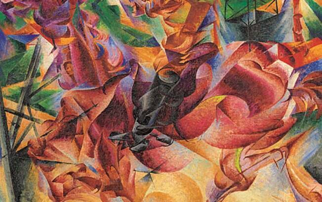 'Elasticità', pintada por Umberto Boccioni em 1912