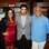 Bruno Fagundes entre os pais, Mara Carvalho e Antonio Fagundes. Foto: Celso Akin/Foto Rio News