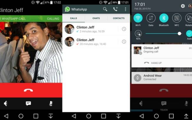 Função de chamada telefônica no WhatsApp apareceu para alguns usuários de Android no dia 20
