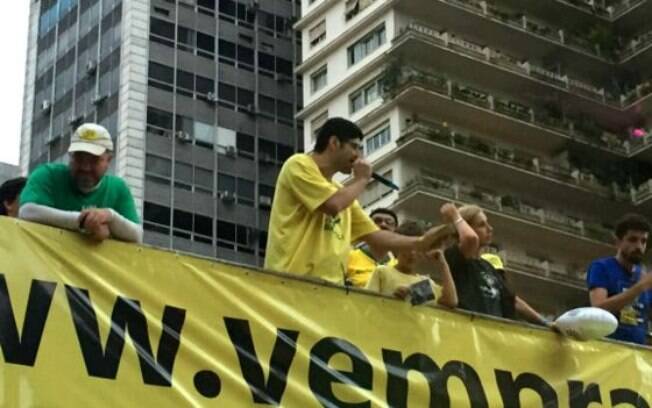 Rogério Chequer, líder do Vem Pra Rua, afirmou que movimento não assumirá posição partidária