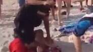 Bêbados que "causavam" em uma praia se dão mal
