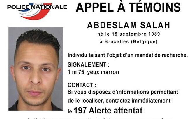Salah Abdeslam é suspeito de ter comandado ataque terrorista em Paris em novembro de 2015