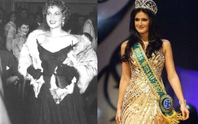 Martha Rocha e Natália Guimarães não ganharam o Miss Universo, mas tiveram muito reconhecimendo quando conquistaram a vice posição