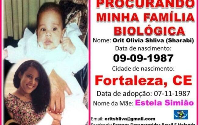 Israelense lança campanha para encontrar mãe biológica no Brasil Israelense lança campanha para encontrar mãe biológica no Brasil