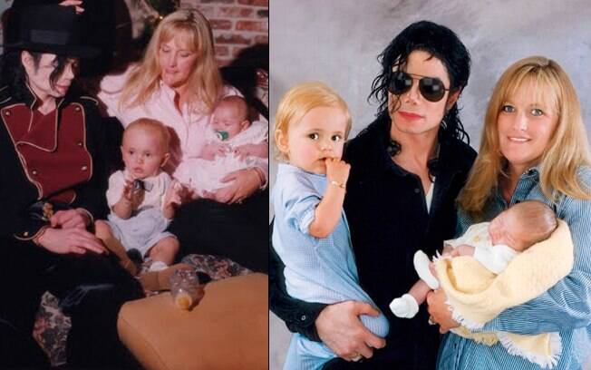  Michael Jackson com a família