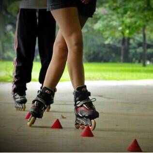 A marquise do Parque do Ibirapuera já é um clássico entre os adeptos dos patins