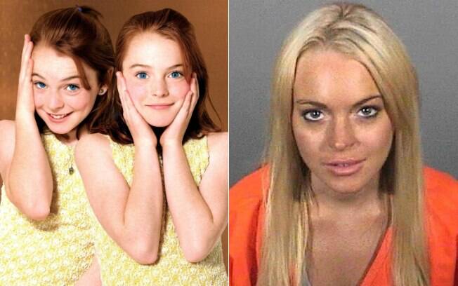 Antes e depois: Lindsay Lohan interpretando gêmeas na comédia 