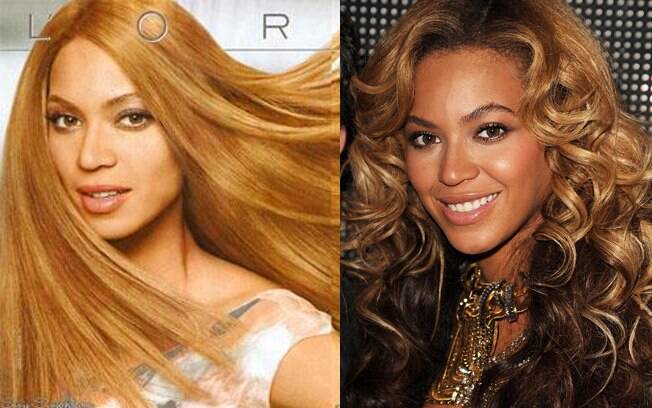Muito polêmica, a campanha de Beyoncé para a linha de tintas de cabelo da L'Oreal fez barulho por deixar a atriz branca... 