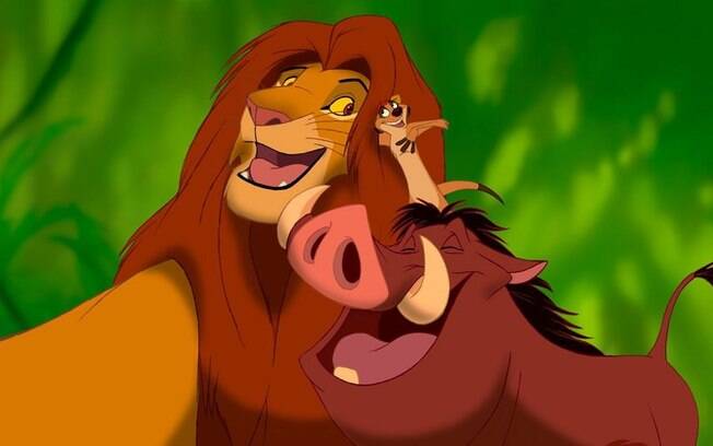 Simba,Timão e Pumba