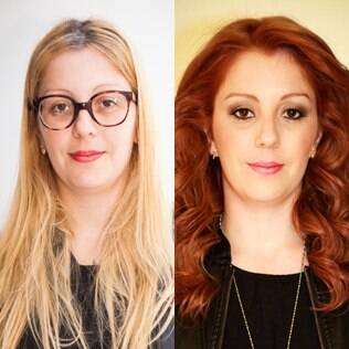 Antes e depois: Denise se transformou em uma ruiva fatal!