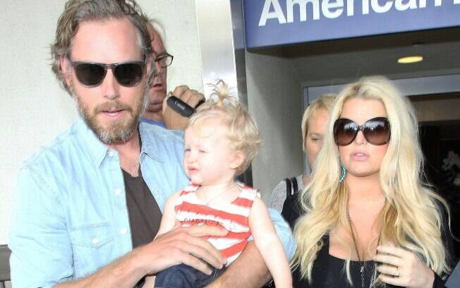 Jessica Simpson, Eric Johson e Maxwell Drew