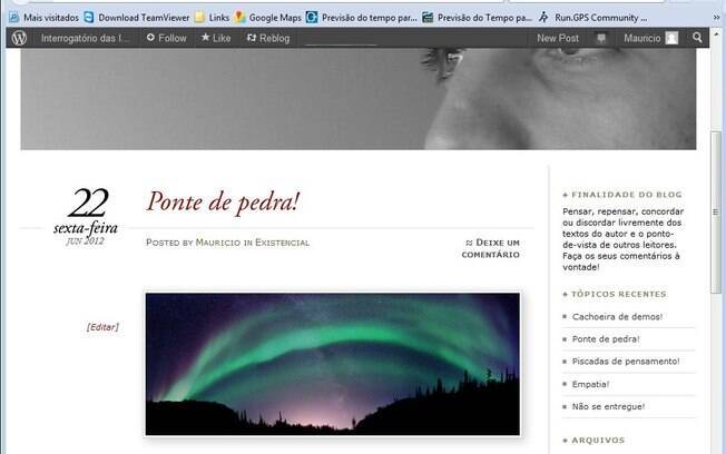 Wordpress permite criar blogs com visual sofisticado e boas ferramentas