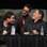 Shane Black, John Fravreau e Robert Downey Jr na Comic-Con. Foto: Getty Images