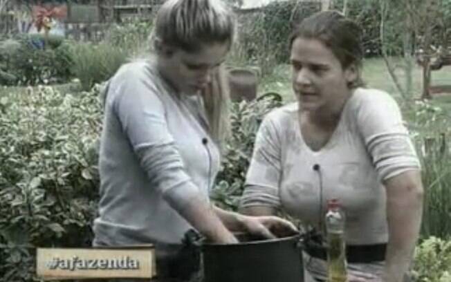 Bárbara Evans e Denise Rocha discutem novamente
