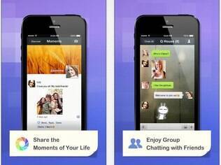 WeChat tem recursos similares aos do WhatsApp