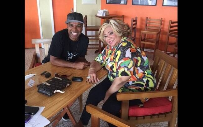 Alexandre Pires e Alcione: parceria na turnê 'eu & ela'